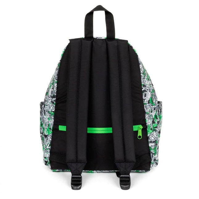 Ryggsäck Eastpak Day Pak'R, grön med doodle-mönster, unisex