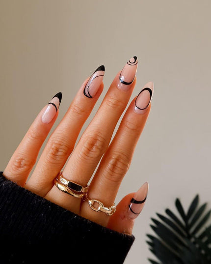 Press On Naglar Black