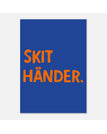 21x29.7 cm / Blå/orange