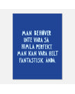21x29.7 cm / Blå