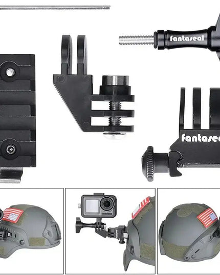 Fäste för Hjälm - Picatinny Rail Mount för ARC-rails - GoPro-fäste ARC-rails - Kit