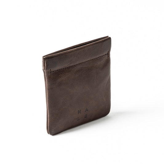 TRÖNNINGE Myntfodral Mörkbrun