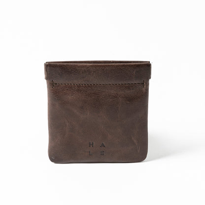 TRÖNNINGE Myntfodral Mörkbrun