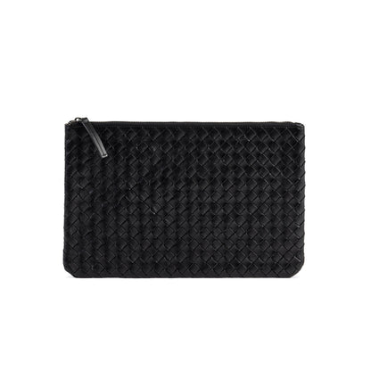 STRANNINGE Flätad datorväska 13" Svart