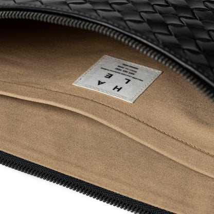 STRANNINGE Flätad datorväska 13" Svart