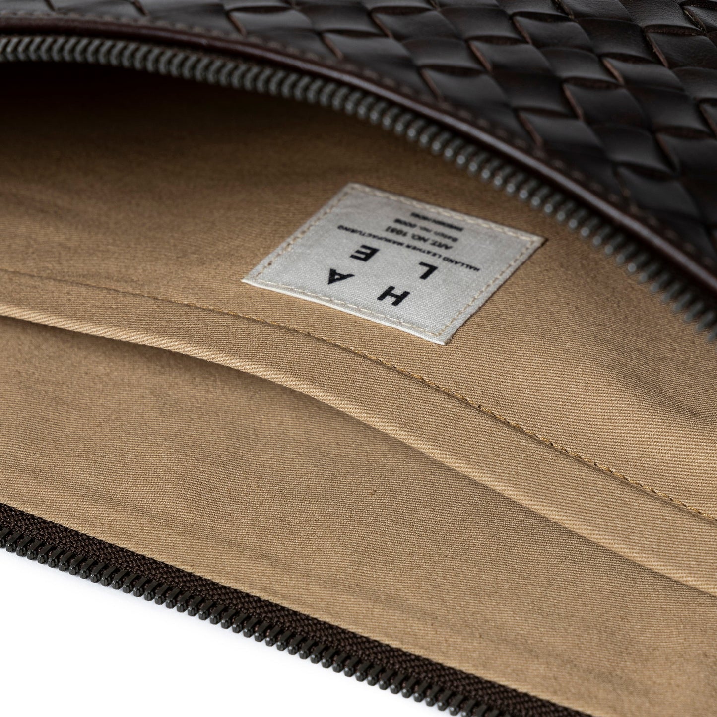 STRANNINGE Flätad datorväska 13" Mörkbrun