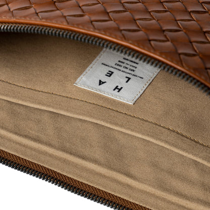 STRANNINGE Flätad datorväska 13" Brun