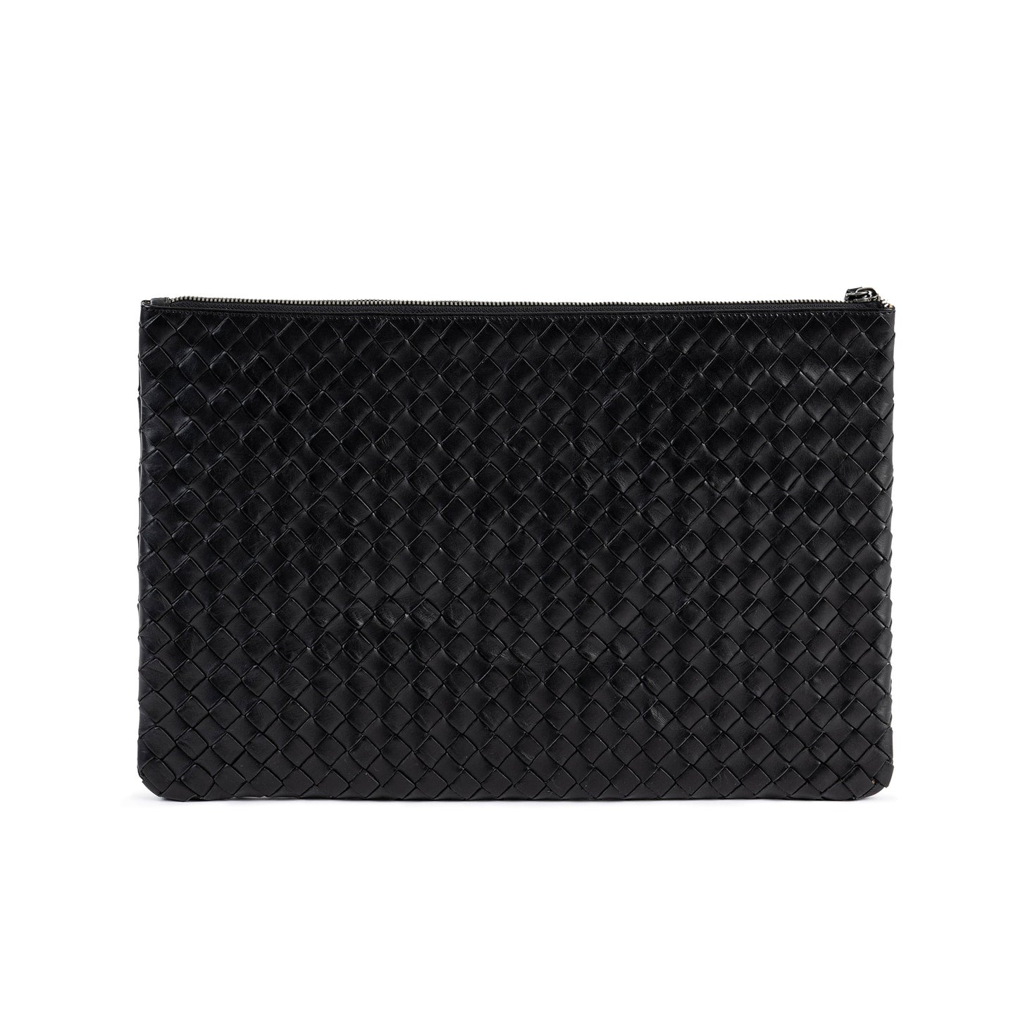 STRANNINGE Flätad datorväska 16" Svart