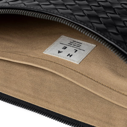 STRANNINGE Flätad datorväska 16" Svart