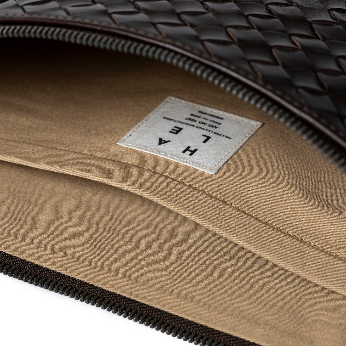 STRANNINGE Flätad datorväska 16" Mörkbrun