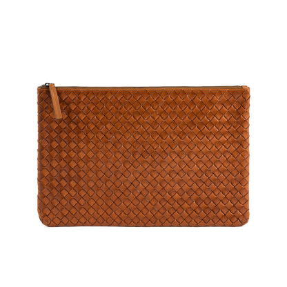 STRANNINGE Flätad datorväska 16" Brun