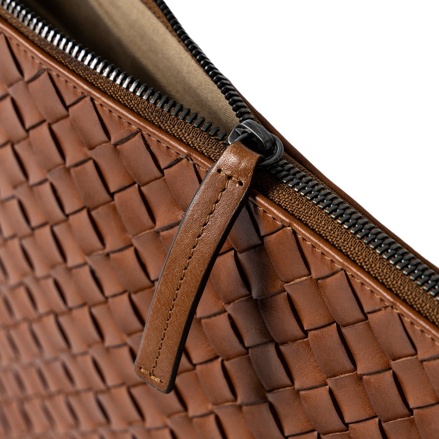 STRANNINGE Flätad datorväska 16" Brun