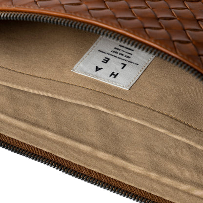 STRANNINGE Flätad datorväska 16" Brun