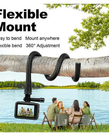 Telesin Flexible Mount - Flexibelt Svanhalsfäste 1/4" till GoPro