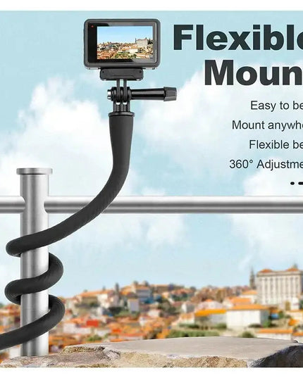 Telesin Flexible Mount - Flexibelt Svanhalsfäste 1/4" till GoPro