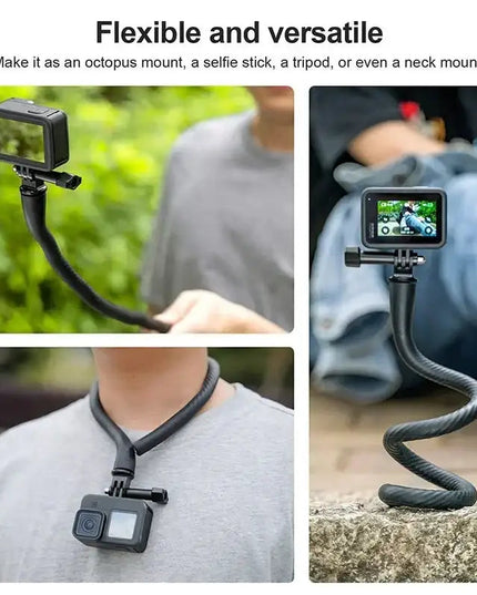 Telesin Flexible Mount - Flexibelt Svanhalsfäste 1/4" till GoPro