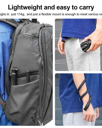 Telesin Flexible Mount - Flexibelt Svanhalsfäste 1/4" till GoPro