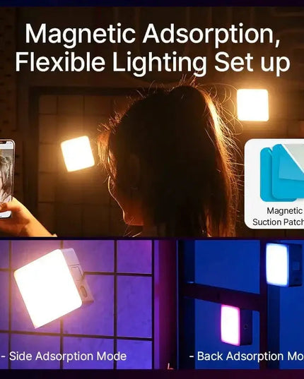 Ulanzi VL49RGB Pro – Kompakt belysning för foto & video med RGB, magnetfäste och full kontroll