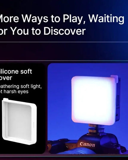 Ulanzi VL49RGB Pro – Kompakt belysning för foto & video med RGB, magnetfäste och full kontroll