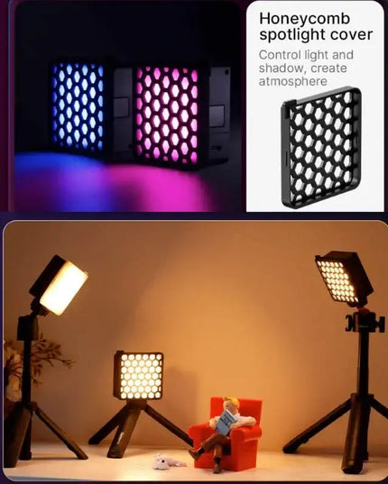Ulanzi VL49RGB Pro – Kompakt belysning för foto & video med RGB, magnetfäste och full kontroll