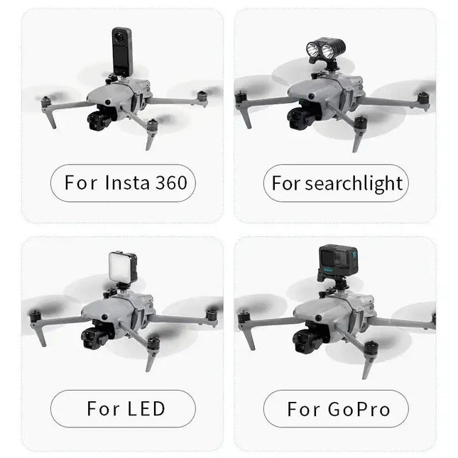 Fäste / hållare för kamera / tillbehör till DJI Air 3 / Air 3S - Multifunktion