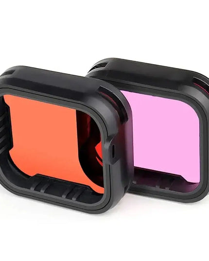 Färgfilter 2-pack - Röd light + Lila till GoPro Hero12/11/Mini/10/9 Black - Kit