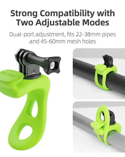 Telesin Flexibelt Silikonfäste 360° till Kamera - Svart