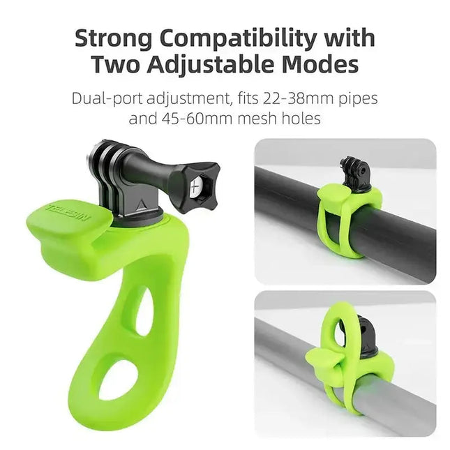 Telesin Flexibelt Silikonfäste 360° till Kamera - Svart