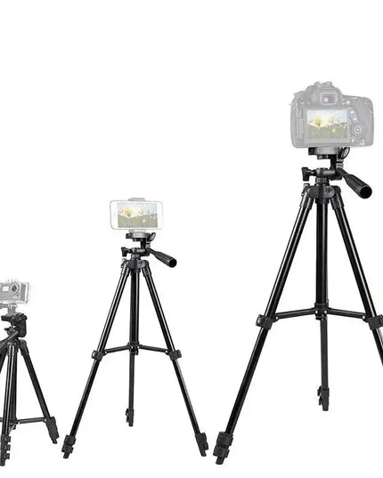 Tripod / kamerastativ 360° Light + mobilhållare - Aluminium 370-1020mm