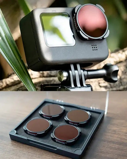 Freewell Filter Bright Day 4K Kit - ND8/PL + ND16/PL + ND32/PL + ND64/PL till GoPro Hero12/11/Mini/10/9 Black - 4-pack