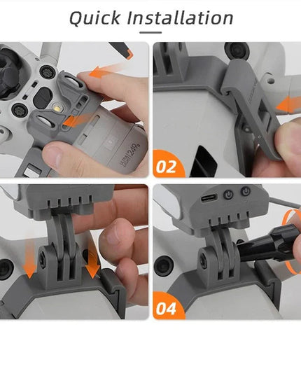 Fäste / hållare för kamera / tillbehör till DJI Mini 4 Pro - Ovansida