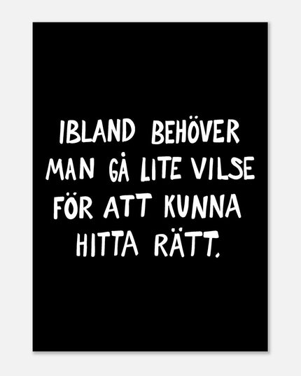 Poster | Gå vilse