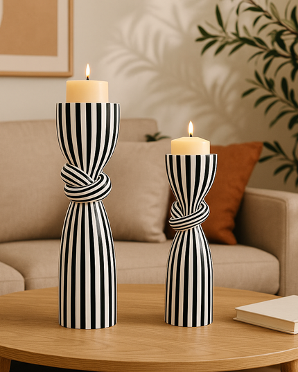 Zebra Ljusstake