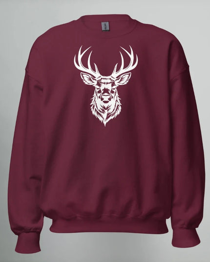 SWEATSHIRT WHITE DEER