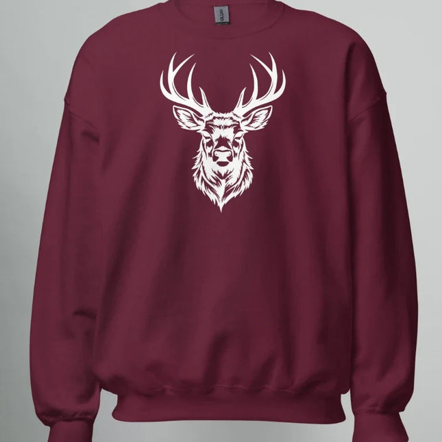 SWEATSHIRT WHITE DEER