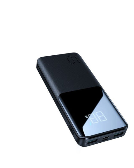Powerbank 10000 mAh, LED-display och dubbla USB-portar