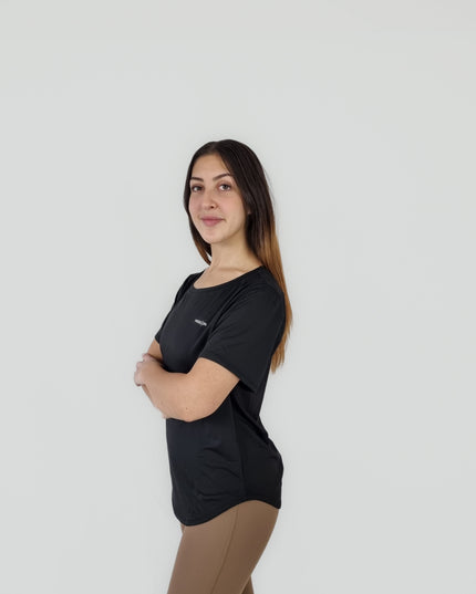 MISS ON ROUNDED T-shirt