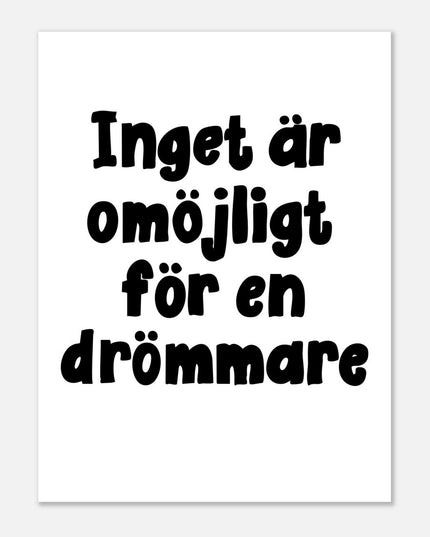 Poster | Drömmare