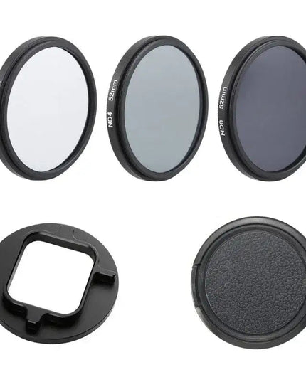ND-Filter 3-pack till GoPro Hero5/6/7 - ND2 + ND4 + ND8 - Kit