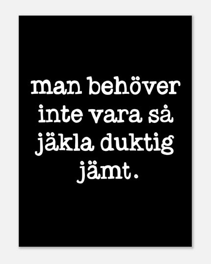 Poster | Duktig