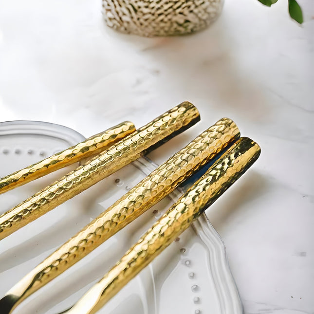 24-pack Rund Bestick- Guld