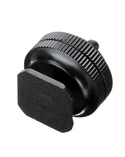 Adapter blixtsko till 1/4" skruv, Cold Shoe - Aluminium