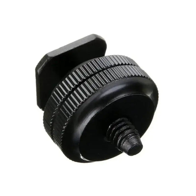 Adapter blixtsko till 1/4" skruv, Cold Shoe - Aluminium