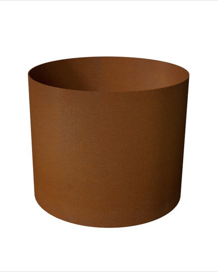 Odlingslåda Rund Corten