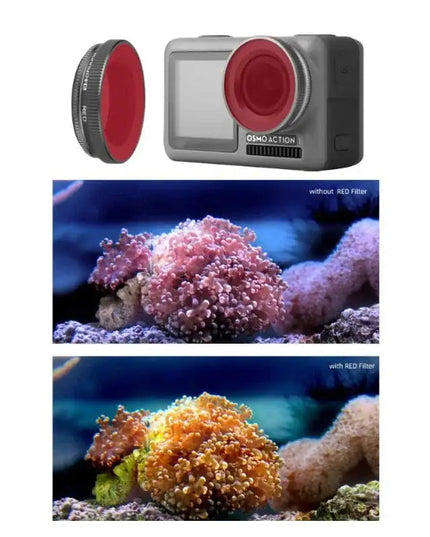 Färgfilter för dykning Röd - DJI Osmo Action
