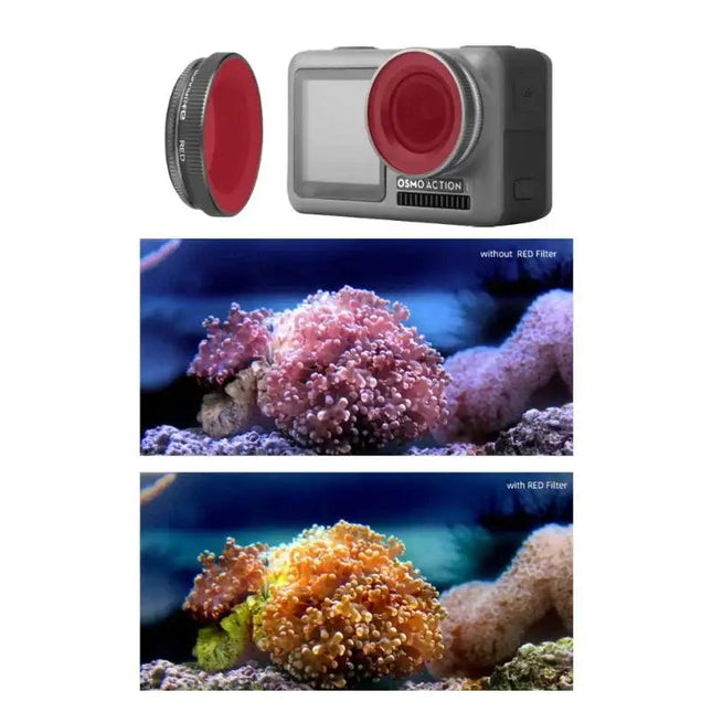 Färgfilter för dykning Röd - DJI Osmo Action