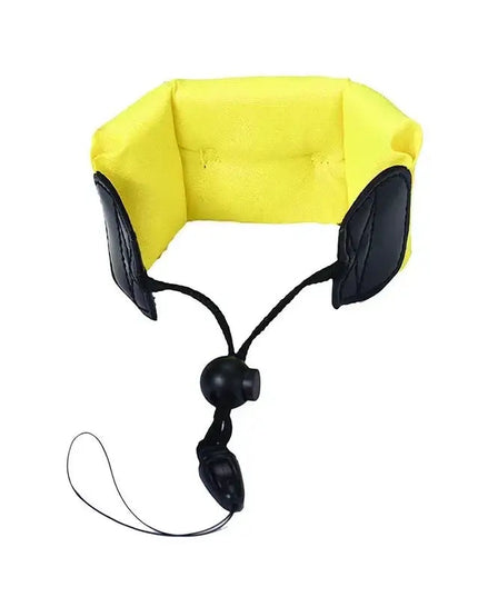 Flytande handledsrem med snabbfäste för din actionkamera - Gul