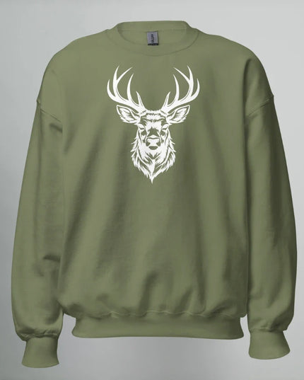 SWEATSHIRT WHITE DEER