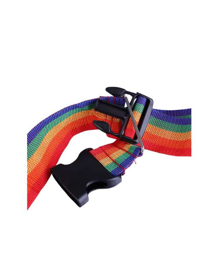 Bagagerem med kombinationslås, justerbar, rainbow
