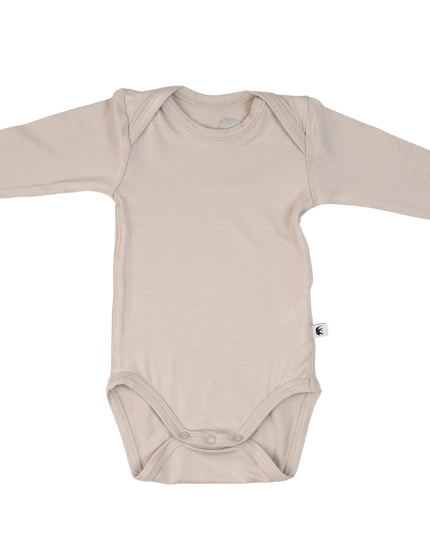 Bamboo Baby Long Sleeve Body - GRÅ